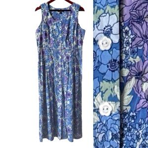 CHADWICKS NWOT Midi Dress Floral Feminine Sundress Sz 10